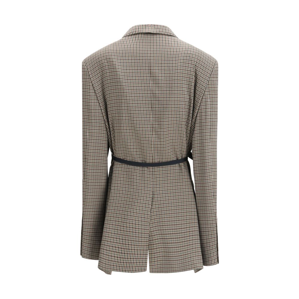 Multicolor Lyocell Coat - ventzia