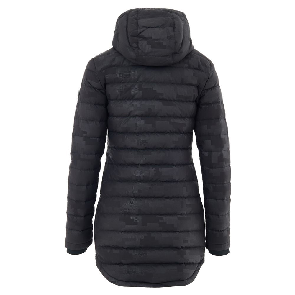Black Nylon Coat - ventzia