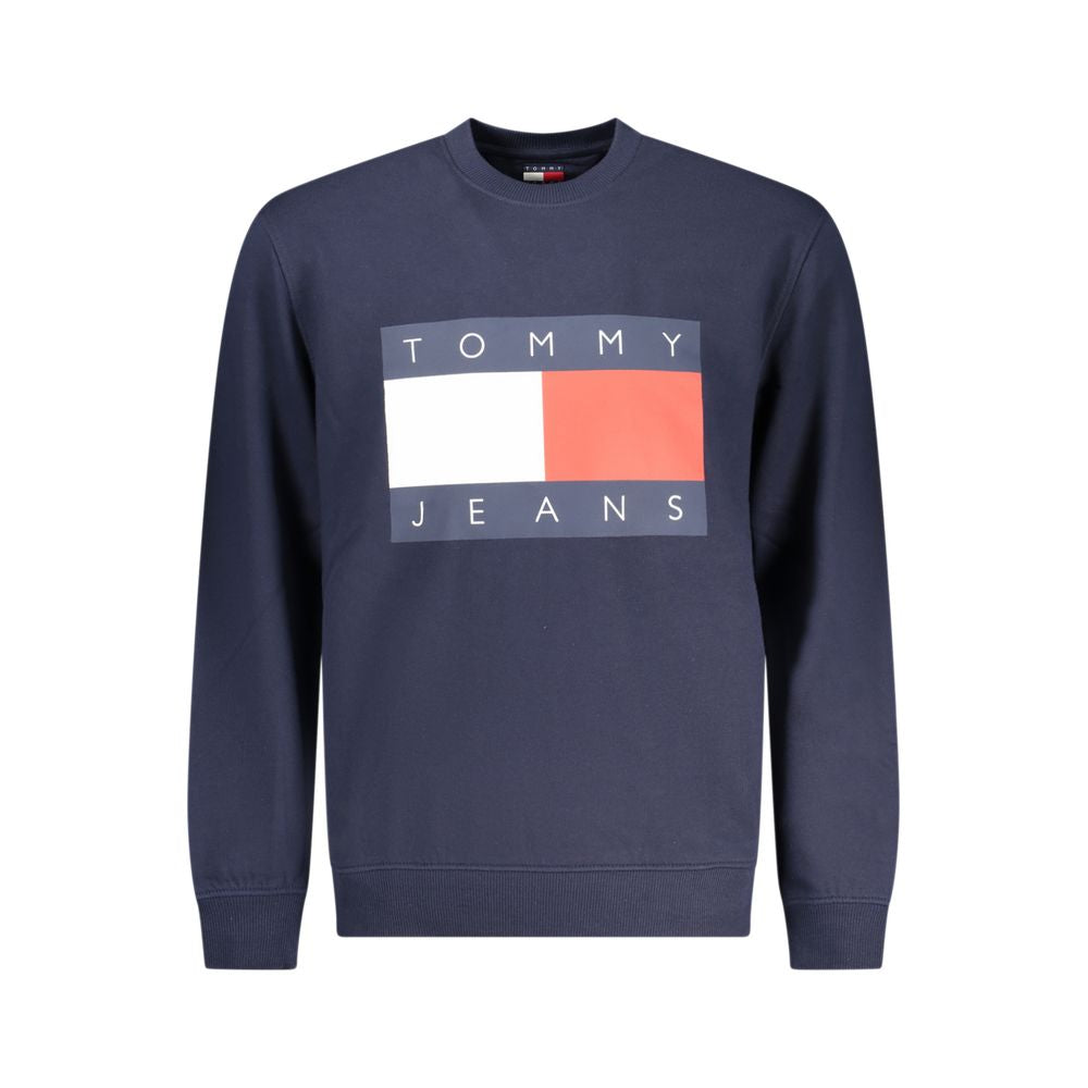 Blue Cotton Men Sweatshirt - ventzia