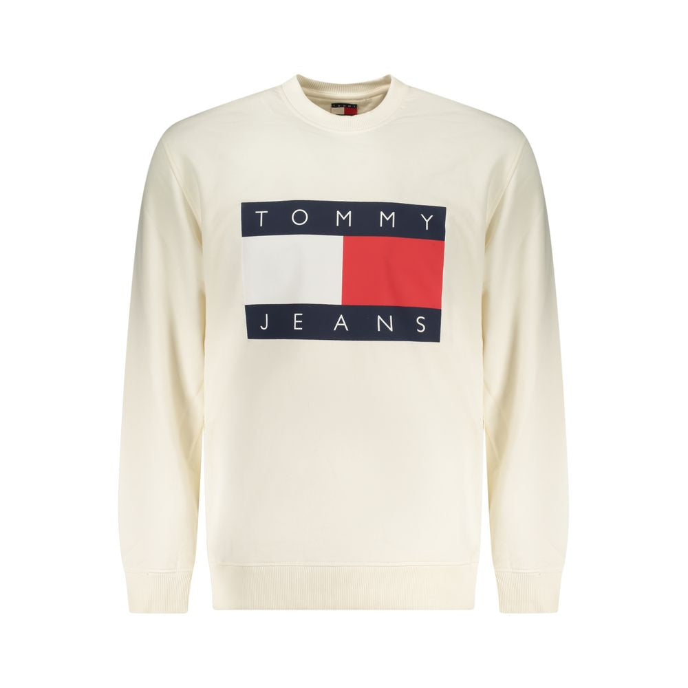 White Cotton Men Sweatshirt - ventzia