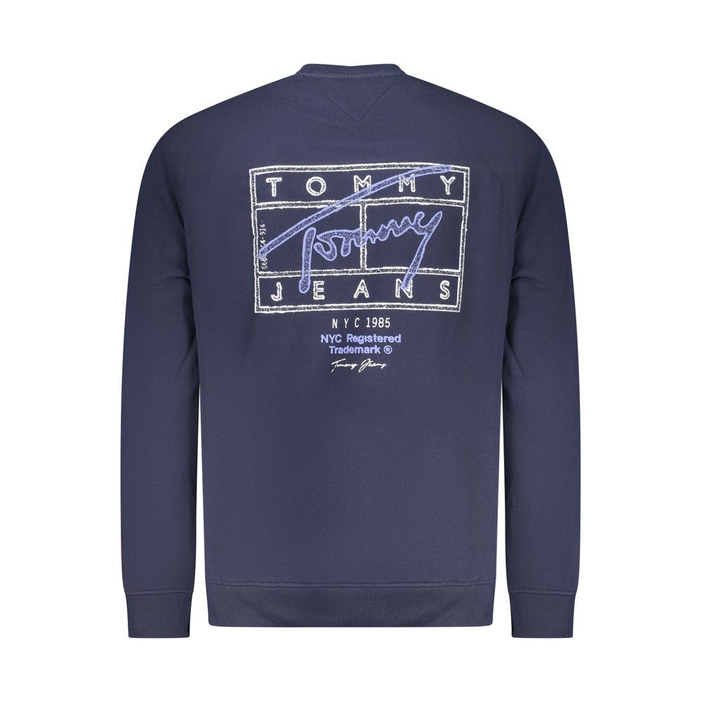 Blue Cotton Men Sweatshirt - ventzia