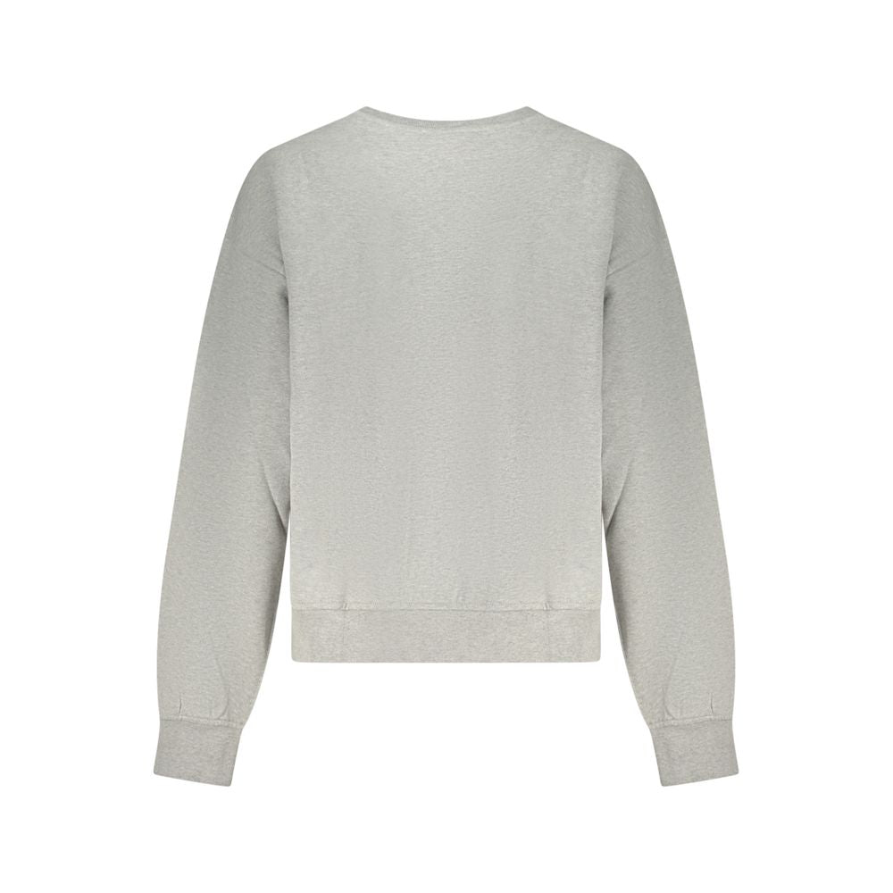 Grigio Cotton Women Sweatshirt - ventzia
