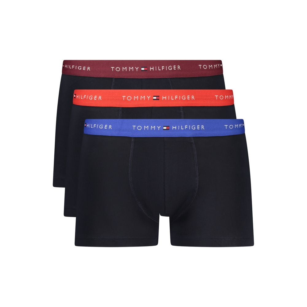 Black Cotton Men's Boxer Short - ventzia