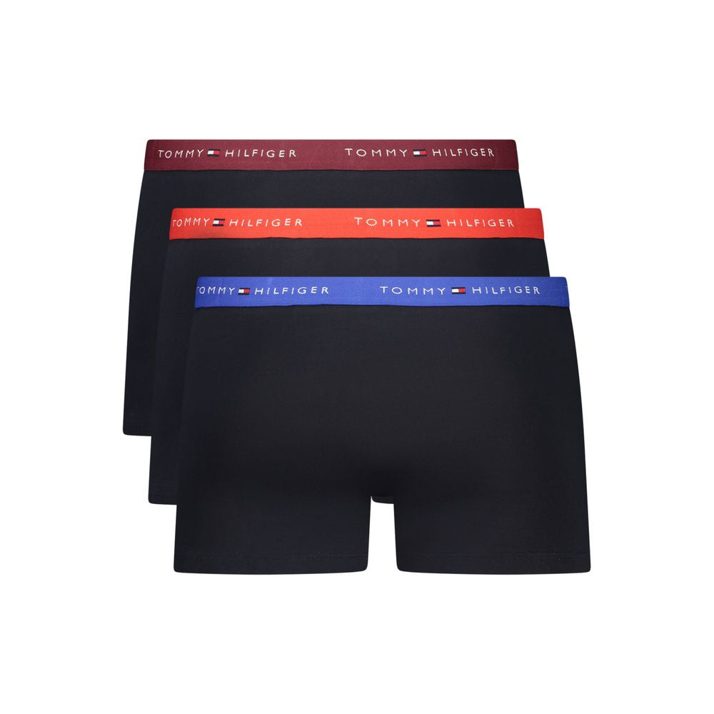 Black Cotton Men's Boxer Short - ventzia