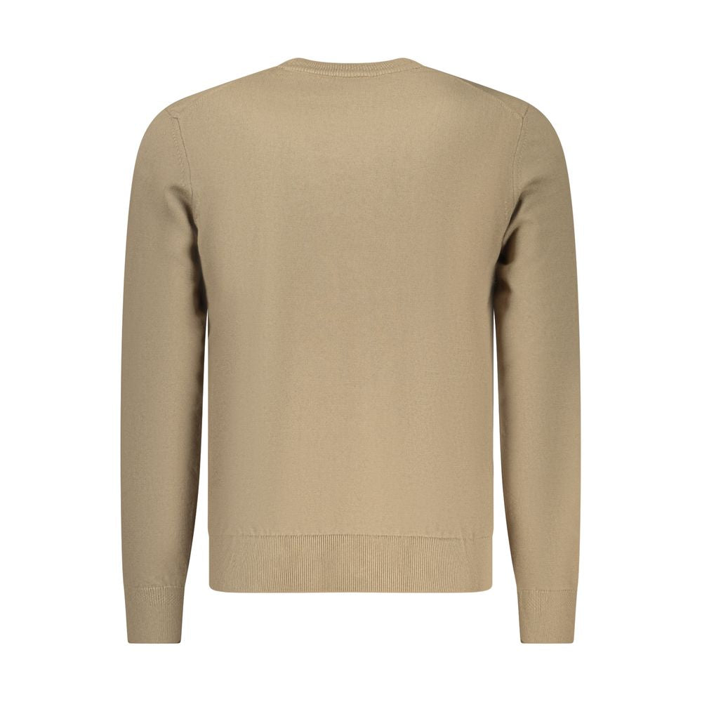 Marrone Cotton Men Sweater - ventzia
