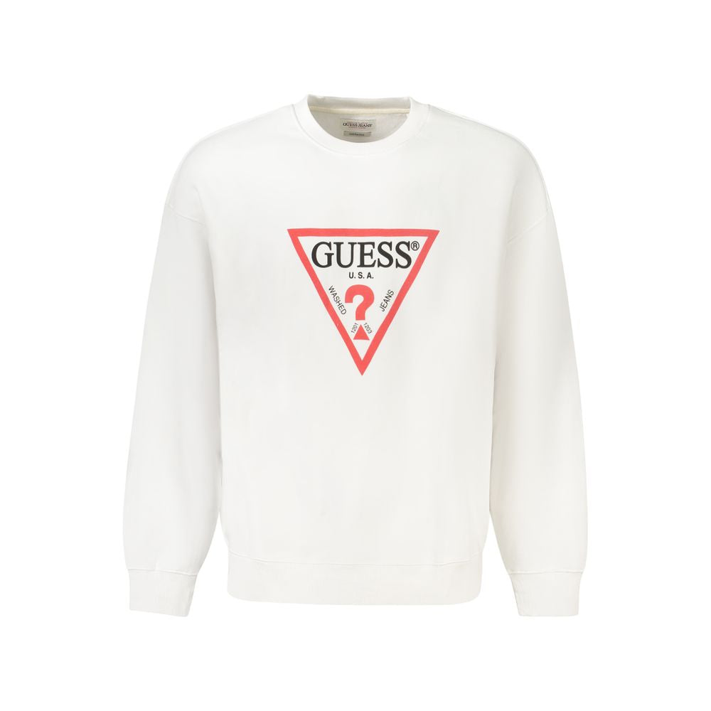 White Cotton Men's Sweater - ventzia