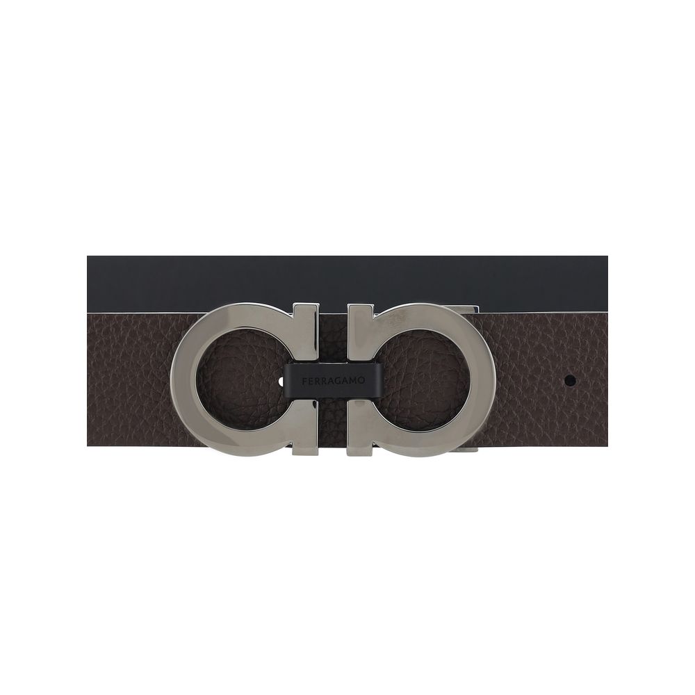 Black Calf Leather Bos Taurus Regular Belt - ventzia