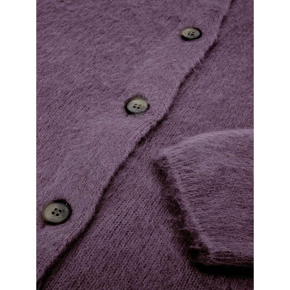 Bordeaux Wool Cardigan - ventzia