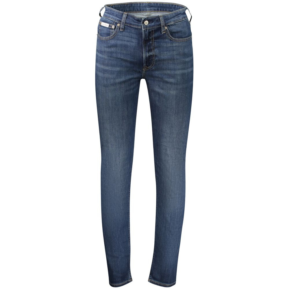 Blu Cotton Men's Jeans - ventzia