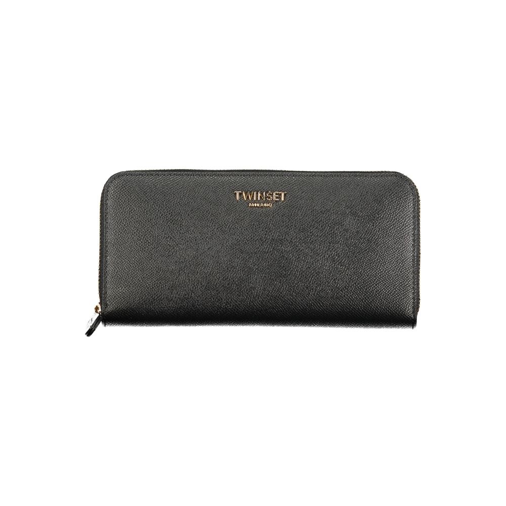 Nero Poliuretano Women Wallet - ventzia