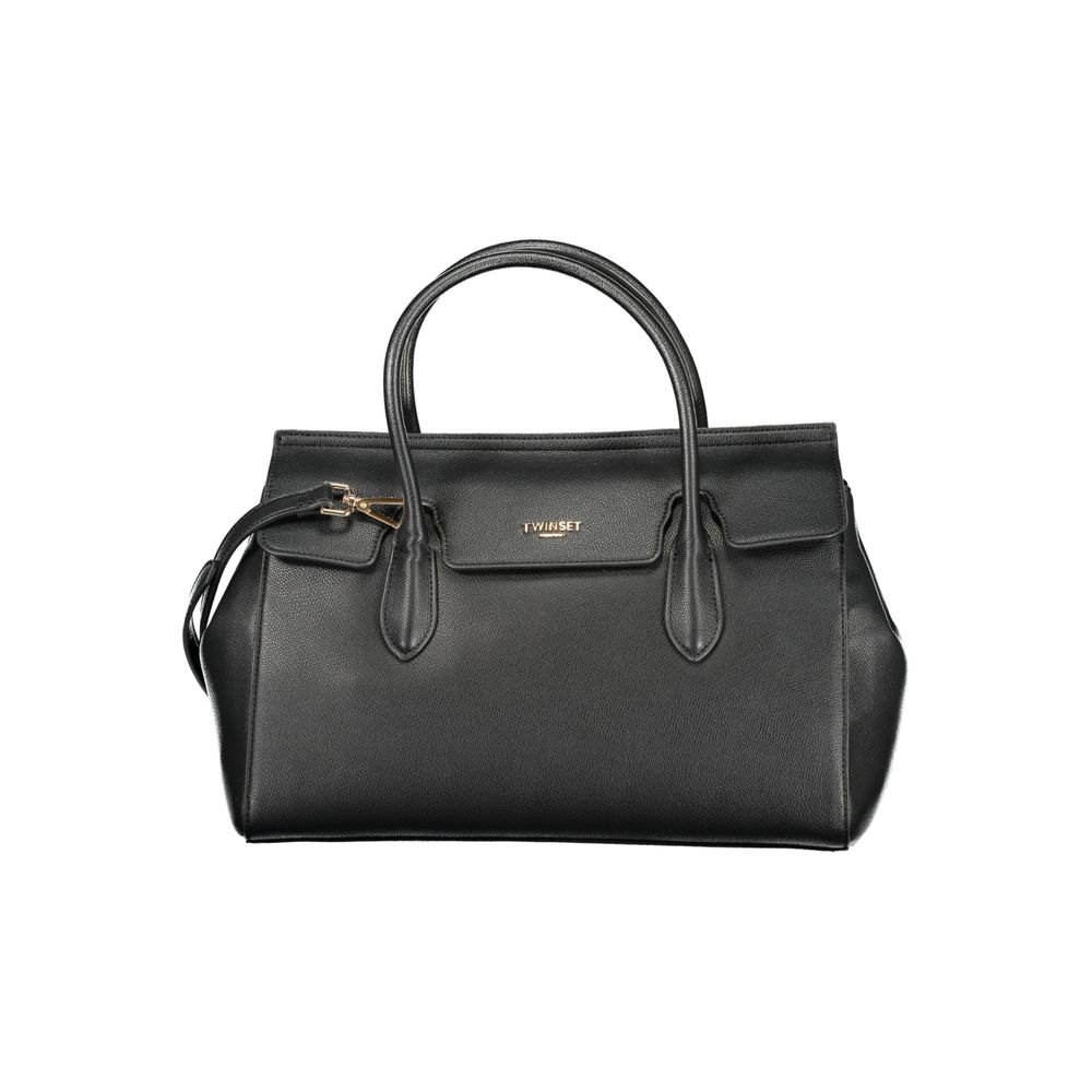 Nero Polyurethane Women's Tote - ventzia