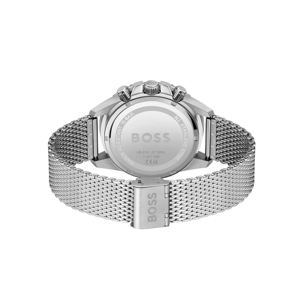 Gray Stainless Steel Dress Watch - ventzia