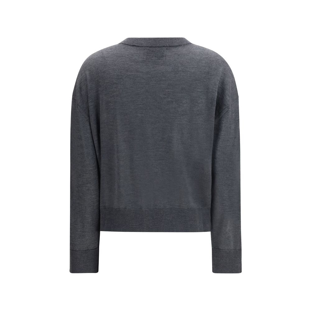 Gray Cashmere Cardigan - ventzia