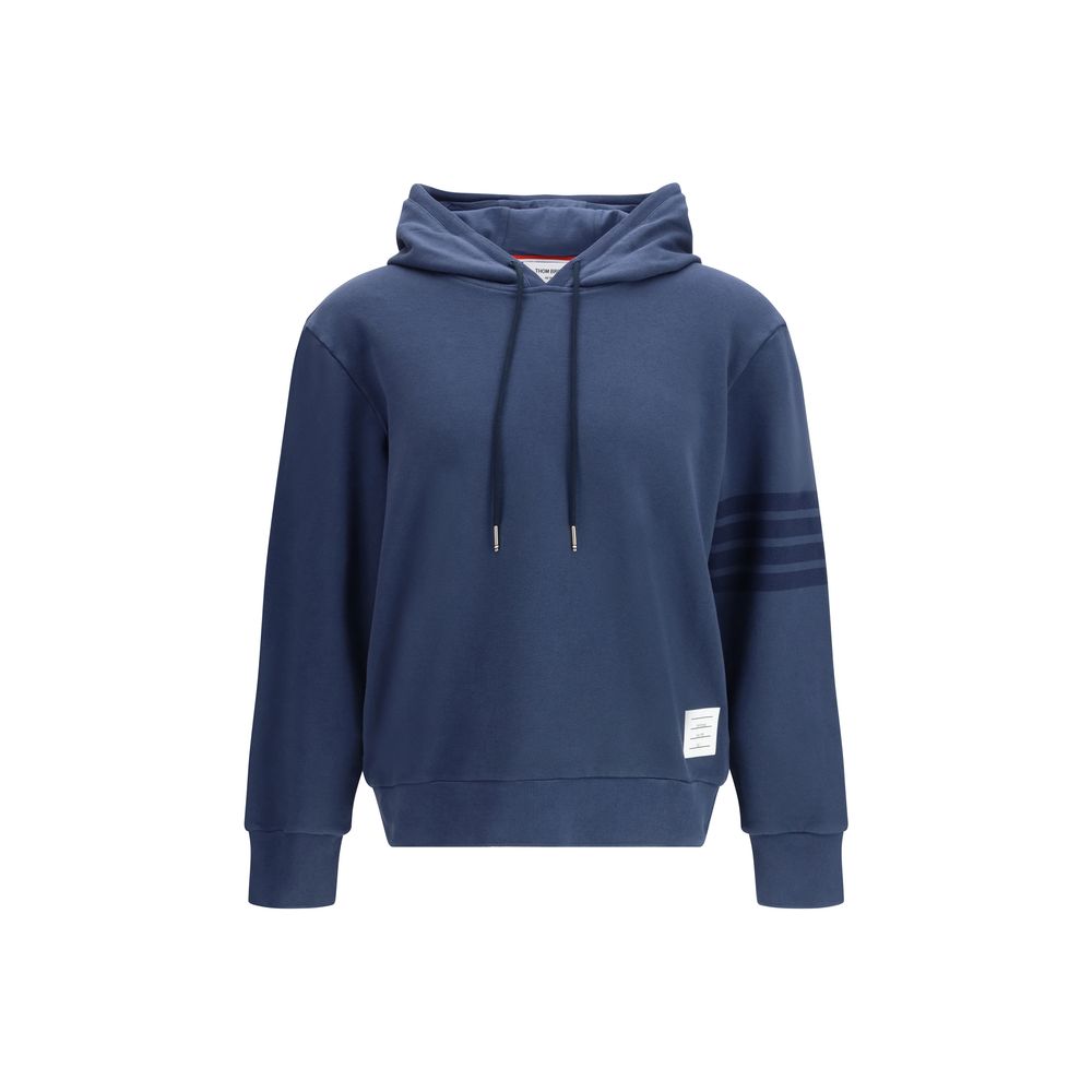 Blue Cotton Sweatshirt - ventzia