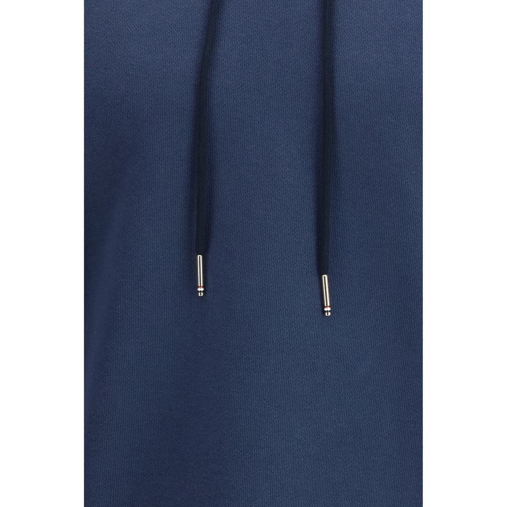 Blue Cotton Sweatshirt - ventzia