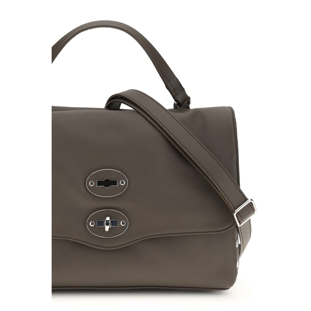 Brown Calf Leather Bos Taurus Shoulder Bag - ventzia
