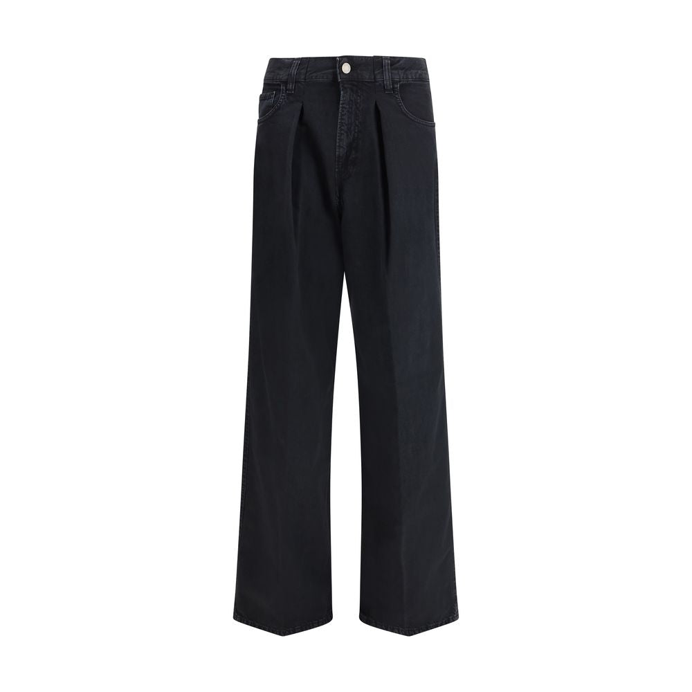 Black Cotton Jeans Denim - ventzia