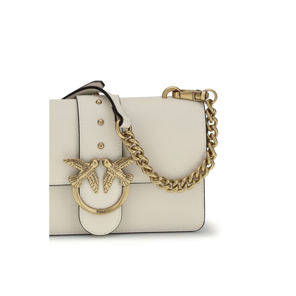 Beige Calf Leather Bos Taurus Shoulder Bag - ventzia