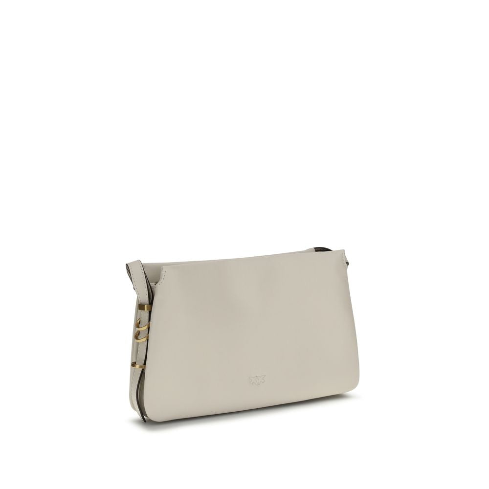 White Calf Leather Bos Taurus Shoulder Bag - ventzia