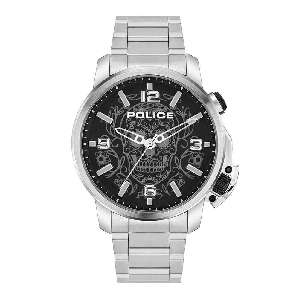 Gray Stainless Steel Dress Watch - ventzia