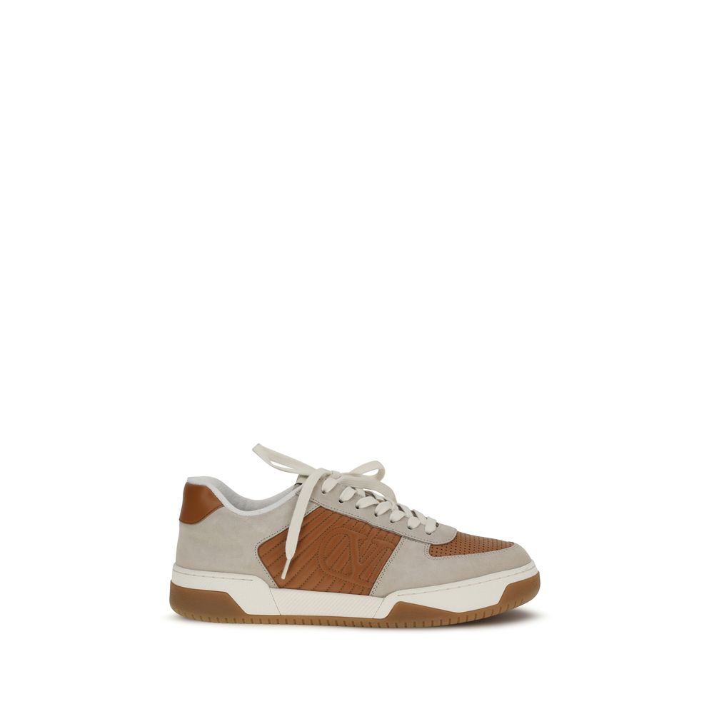 Multicolor Calf Leather Bos Taurus Athletic Sneakers - ventzia