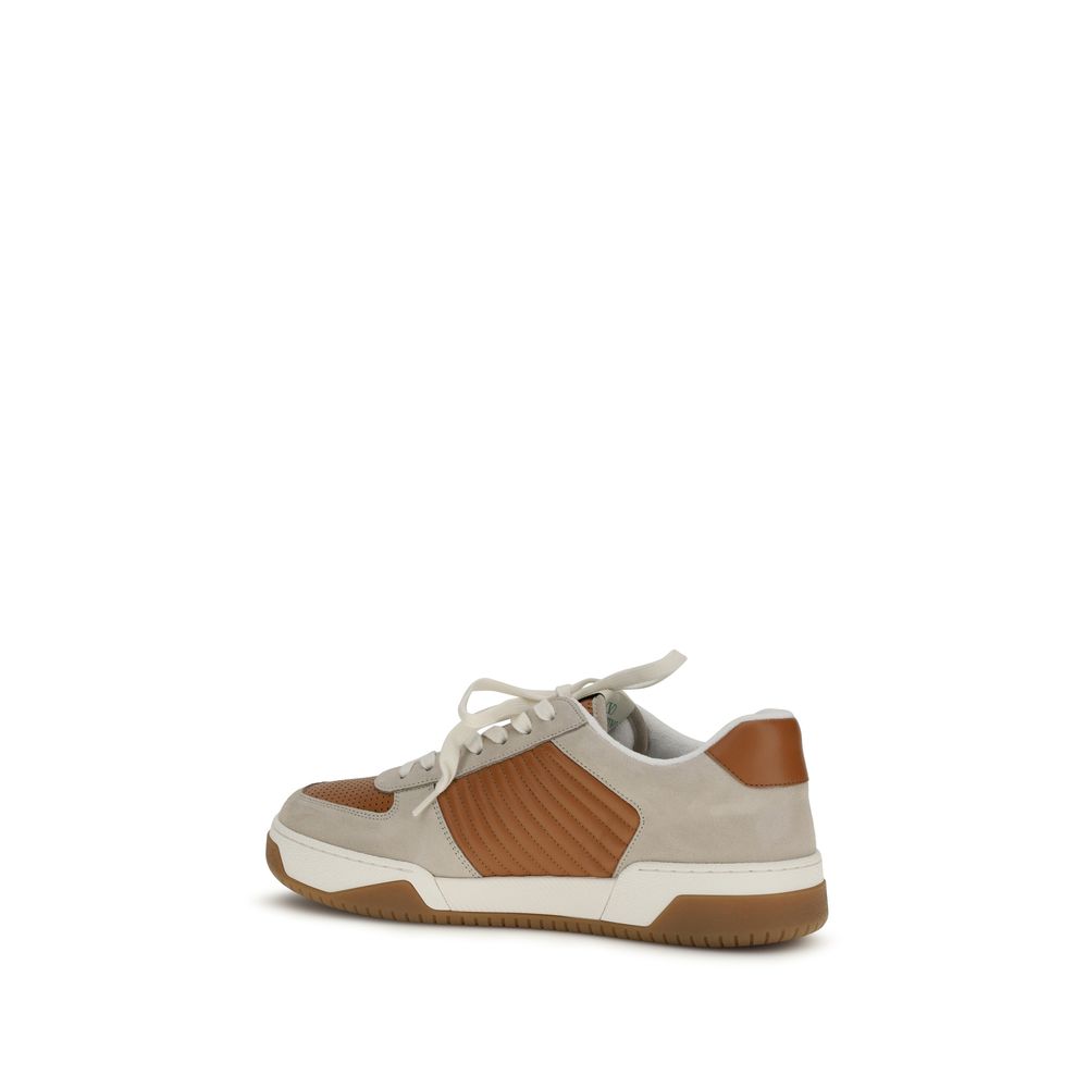 Multicolor Calf Leather Bos Taurus Athletic Sneakers - ventzia
