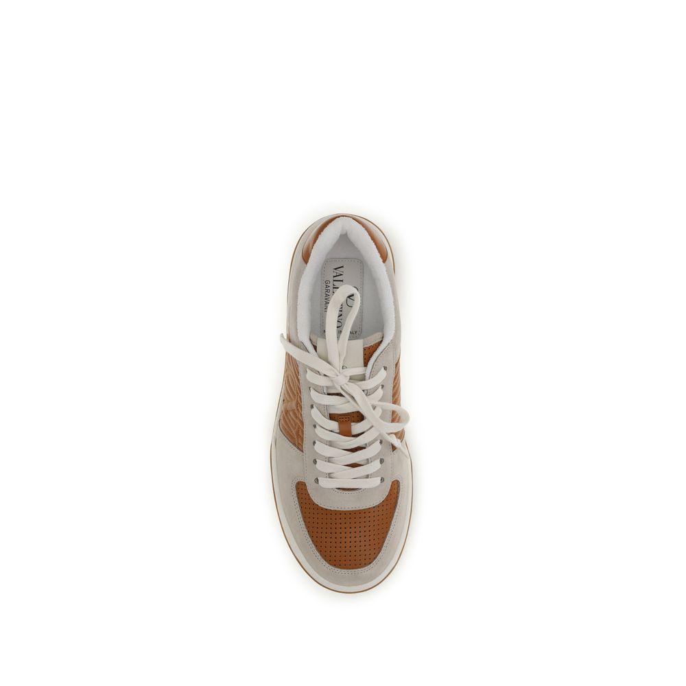 Multicolor Calf Leather Bos Taurus Athletic Sneakers - ventzia