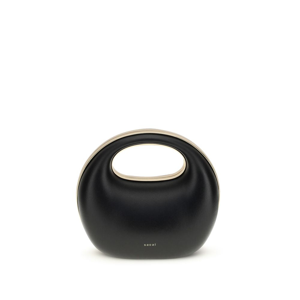 Black Calf Leather Bos Taurus Handbag - ventzia