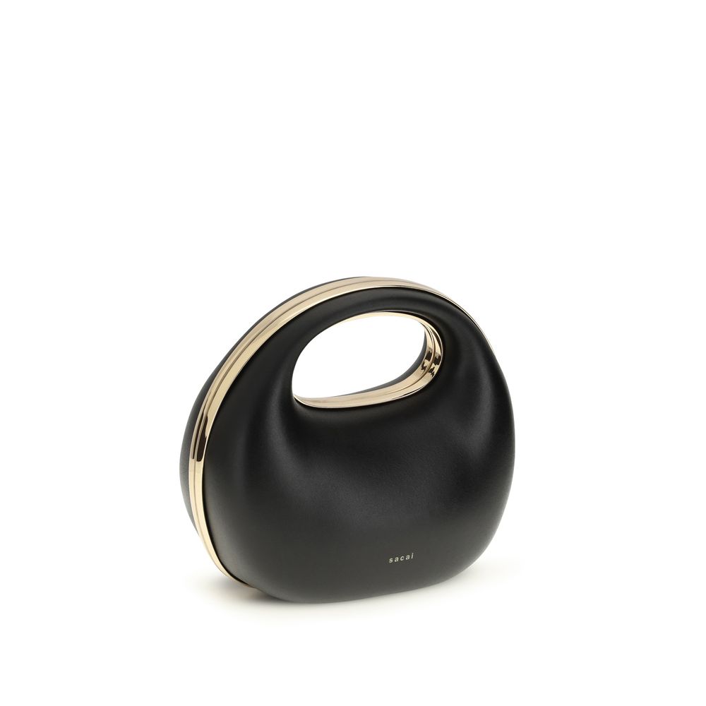 Black Calf Leather Bos Taurus Handbag - ventzia