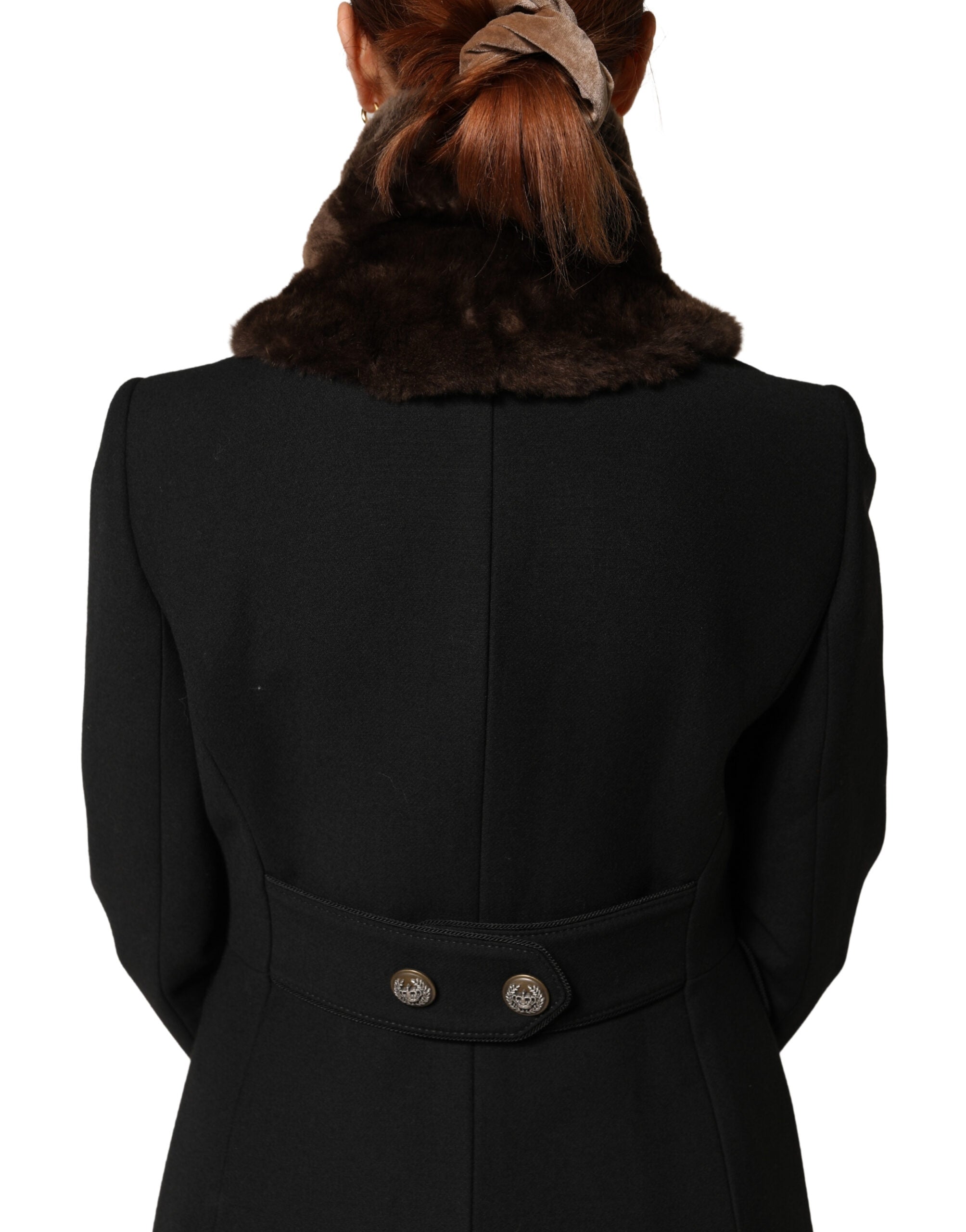 Brown Fur Shoulder Collar Neck Wrap 60cm x 14cm Scarf - ventzia
