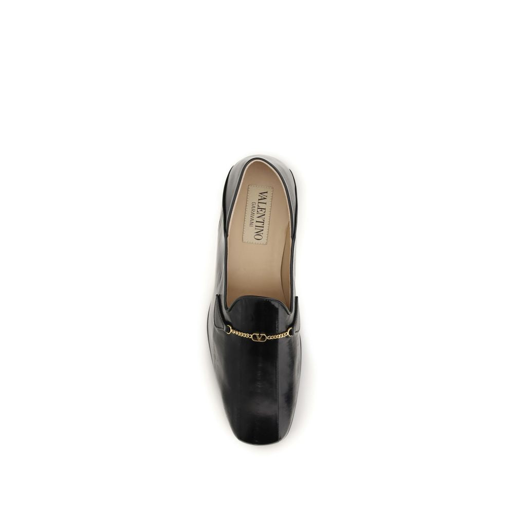 Black Hagfish Slip-On Loafers - ventzia