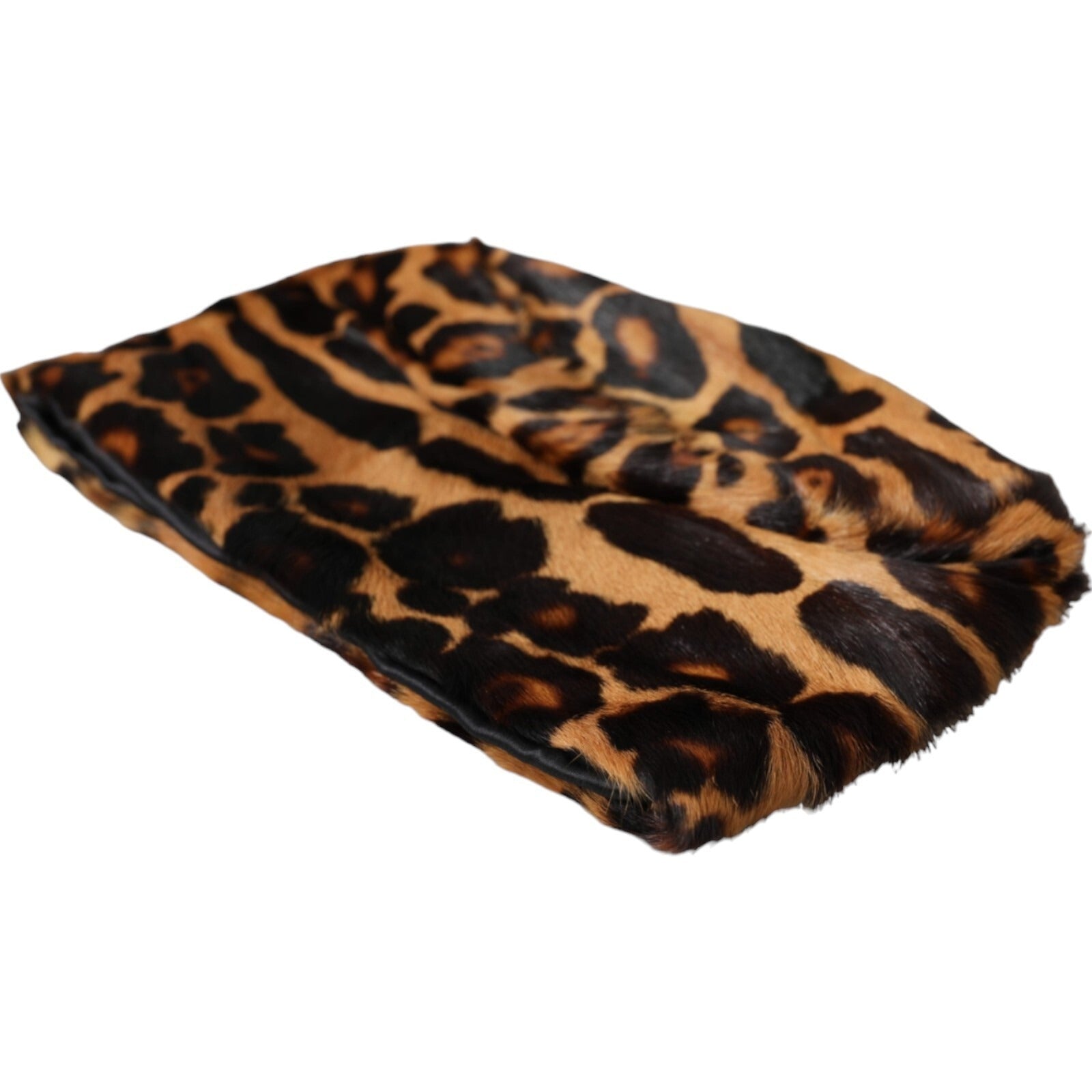 Brown Leopard Fur Women Bucket Capello Hat - ventzia