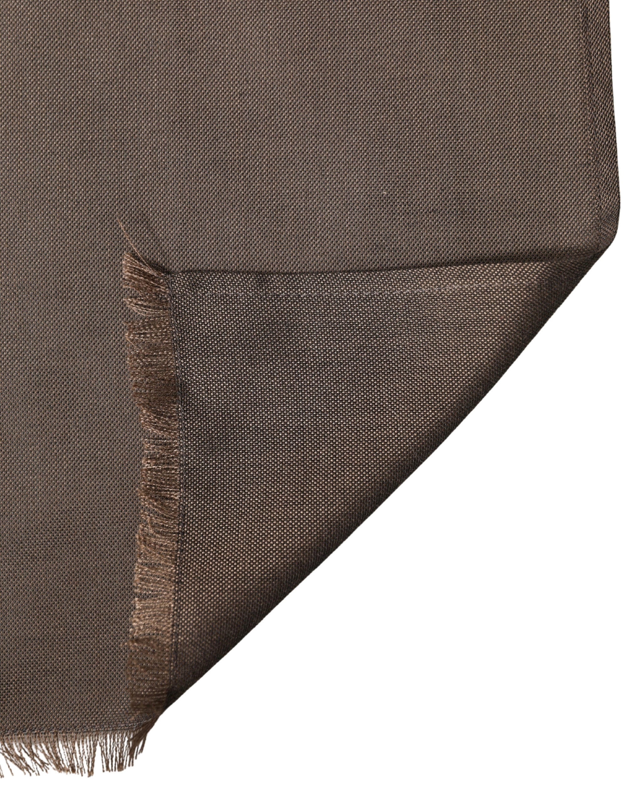 Brown Polyester Neck Warmer Shawl 185cm x 165cm Men Scarf - ventzia