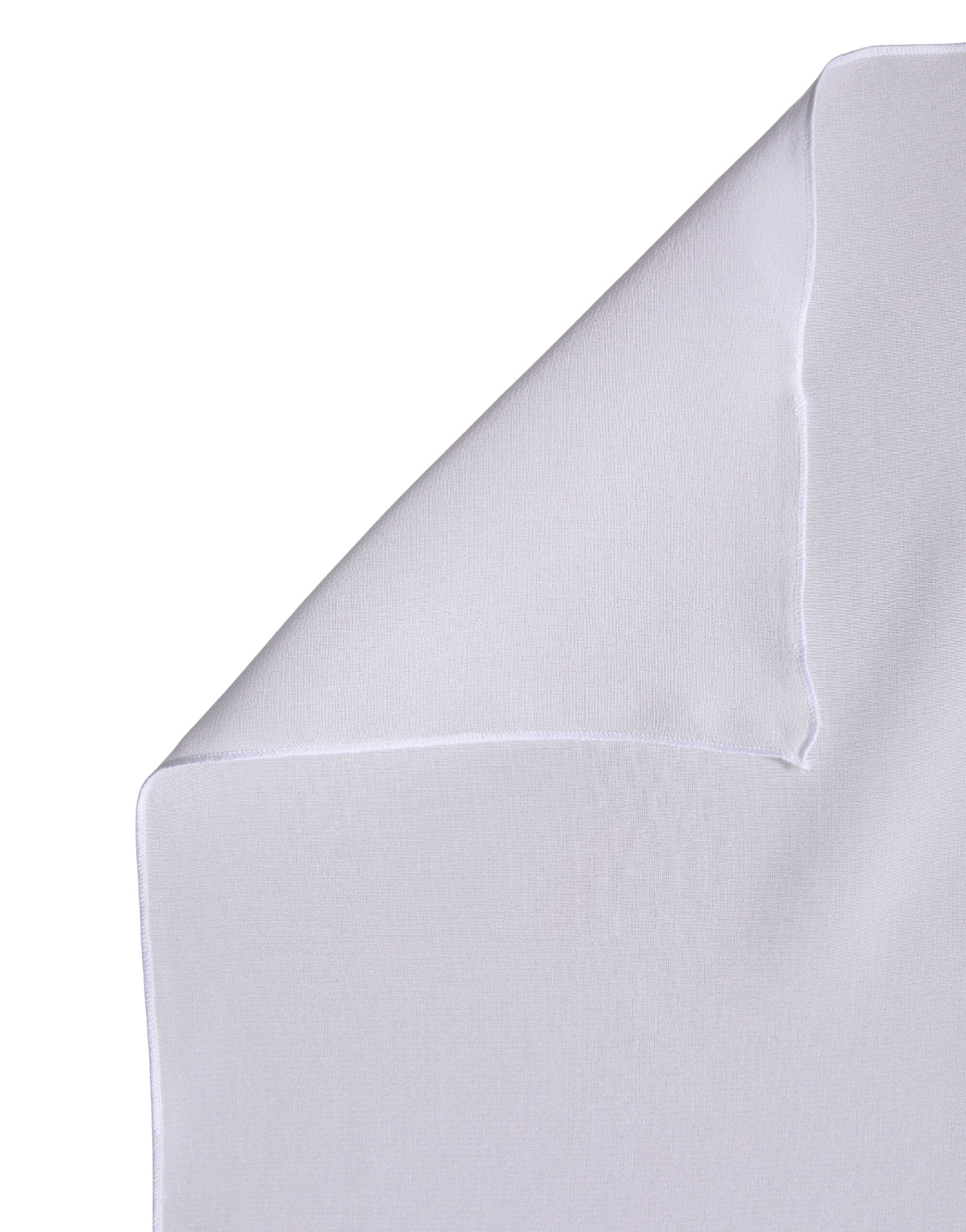 White Silk Neck Wrap Shawl Stole 200cm x 64cm Scarf - ventzia