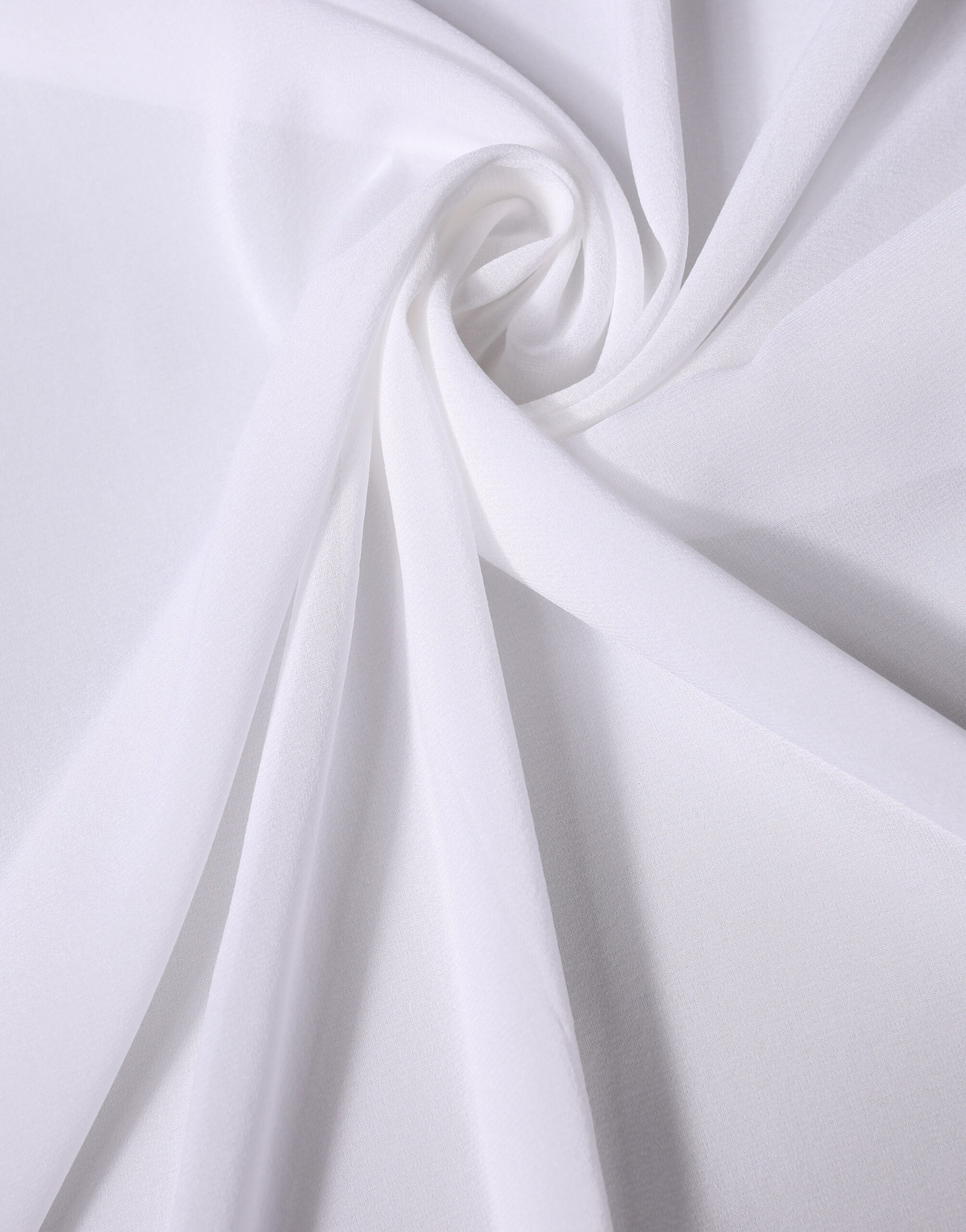 White Silk Neck Wrap Shawl Stole 200cm x 64cm Scarf - ventzia