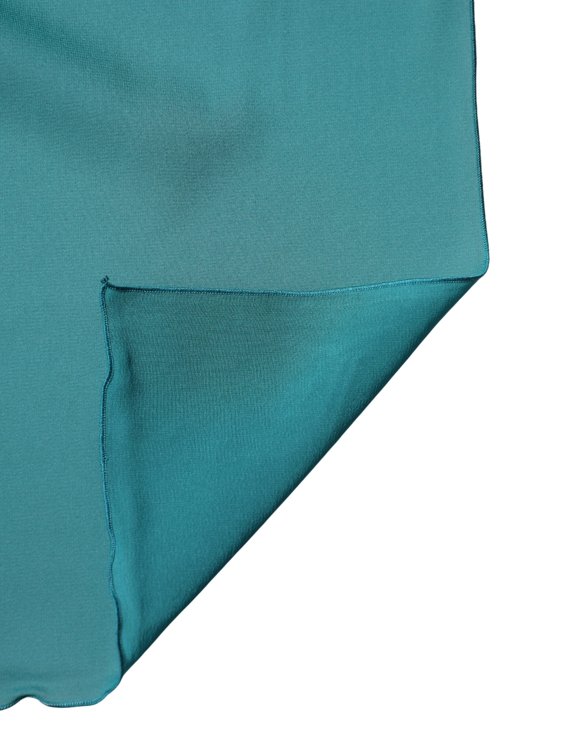 Blue Green Silk Neck Wrap Shawl Stole 200cm x 64cm Scarf - ventzia