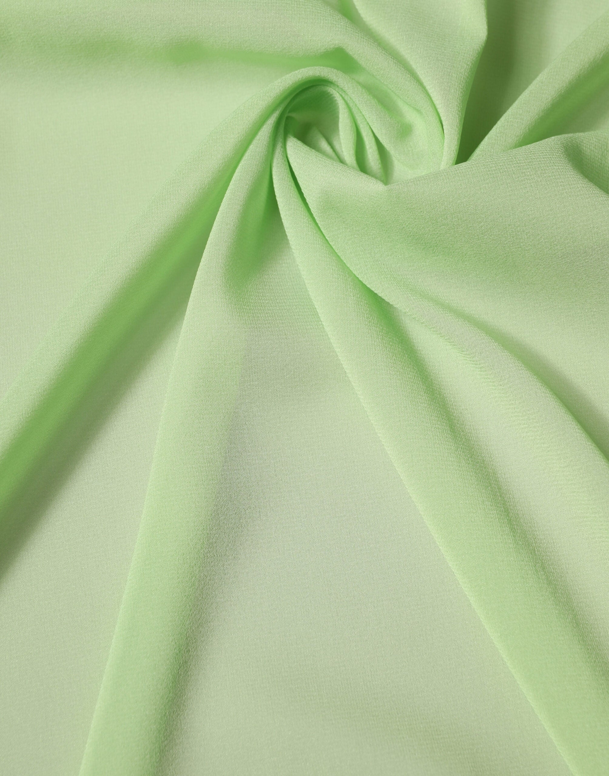 Light Green Silk Neck Wrap Shawl Stole 200cm x 64cm Scarf - ventzia