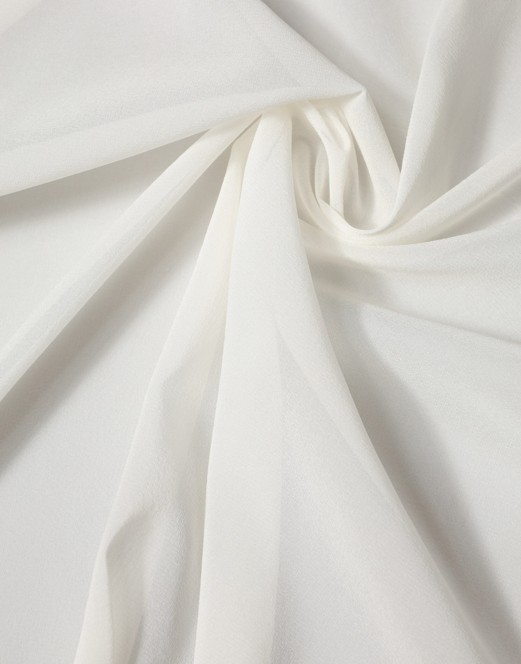 Off White Silk Neck Wrap Shawl Stole 200cm x 64cm Scarf - ventzia