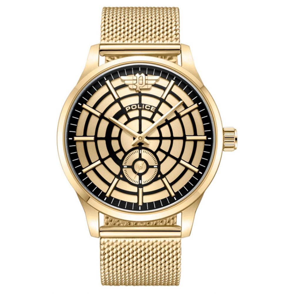 Gold Stainless Steel Dress Watch - ventzia