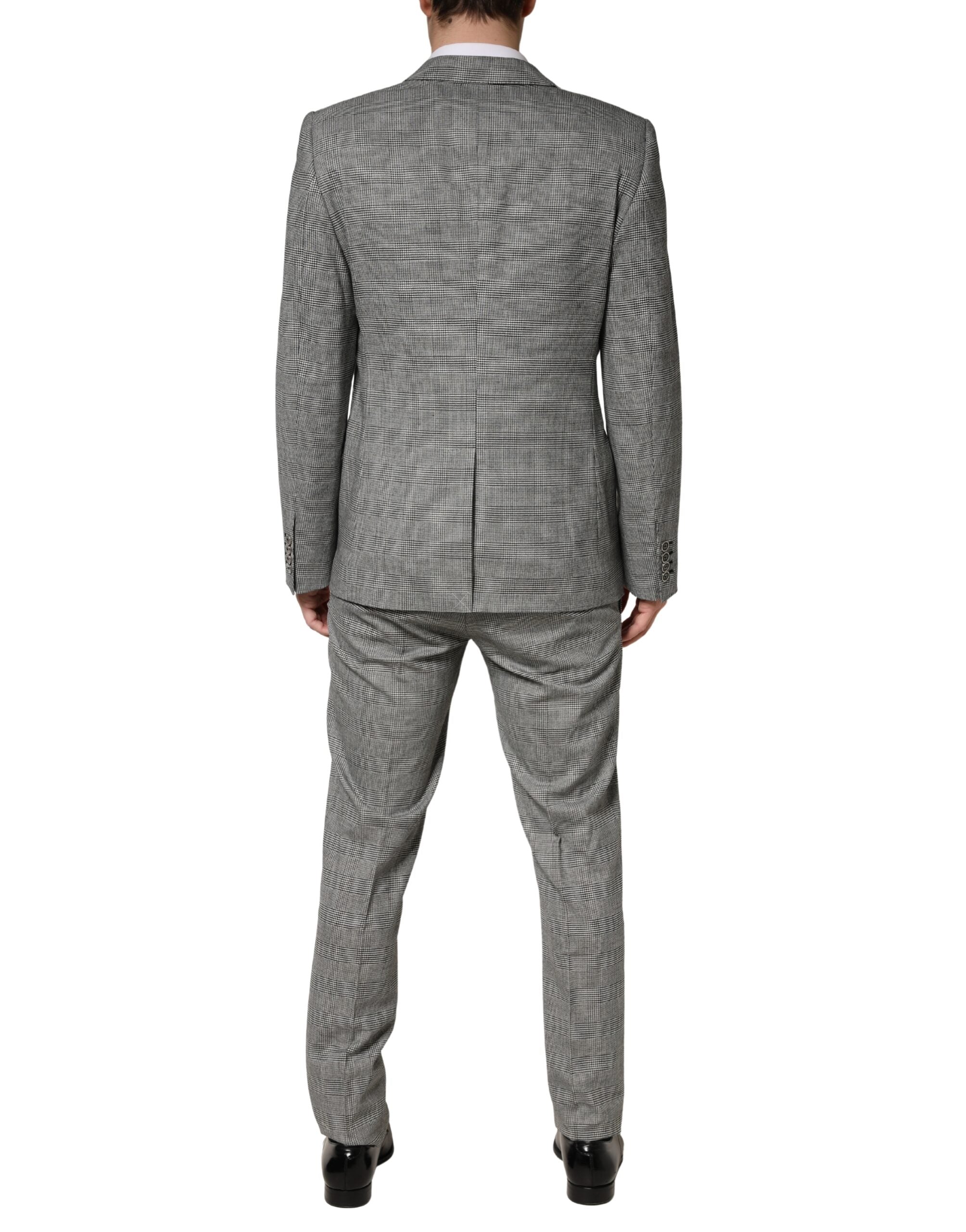 Gray MARTINI Single Breasted Formal 2PC Suit - ventzia