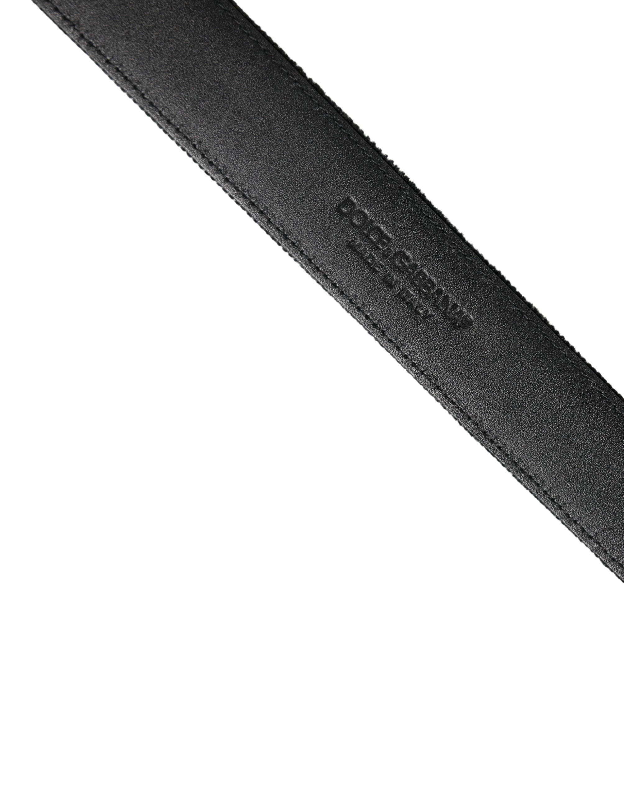 Black Suede Silver Tone Metal Buckle Men Belt - ventzia