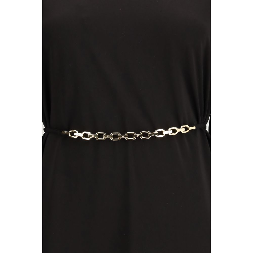 Black Acetate Casual Dress - ventzia