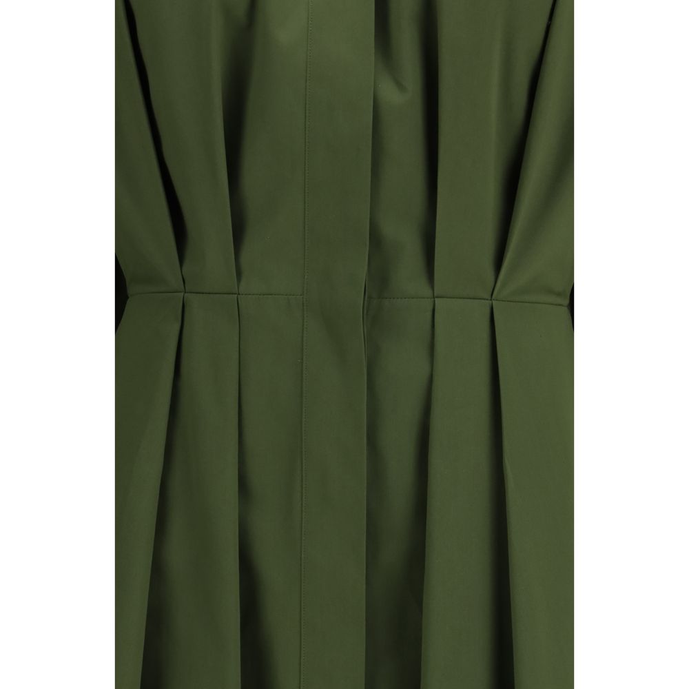 Bicolor Cotton Casual Dress - ventzia