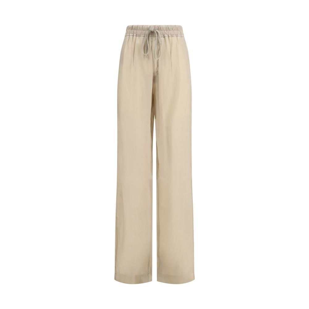 Beige Copper Casual Pants - ventzia