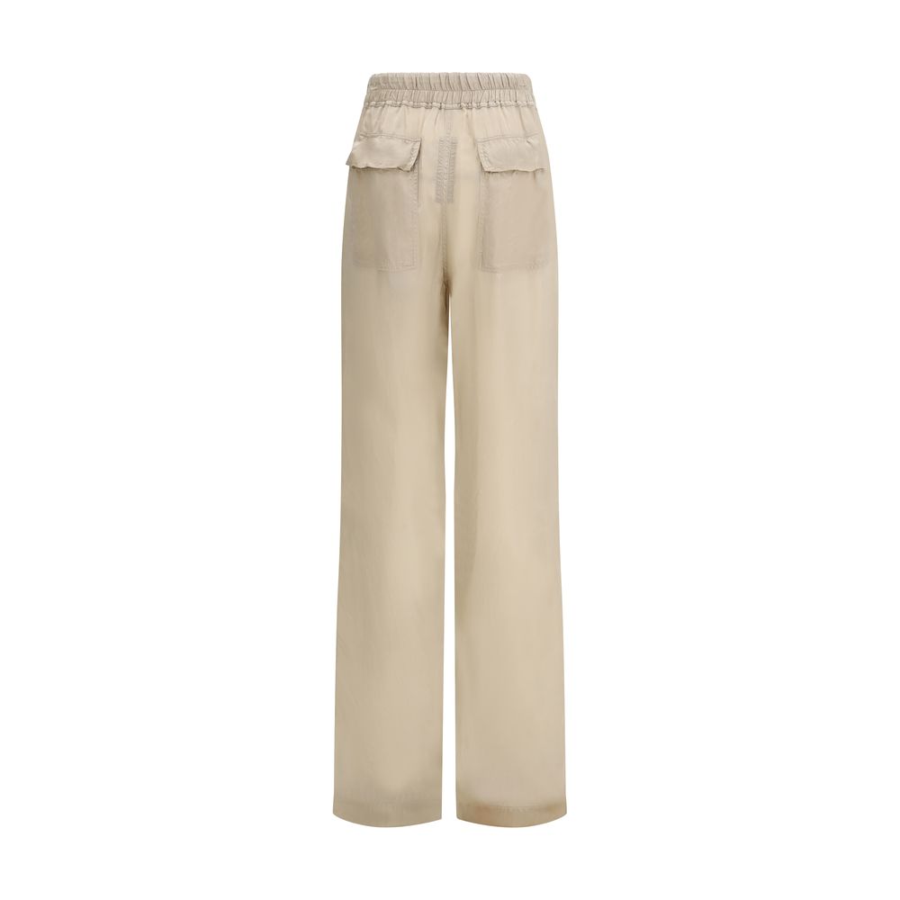 Beige Copper Casual Pants - ventzia