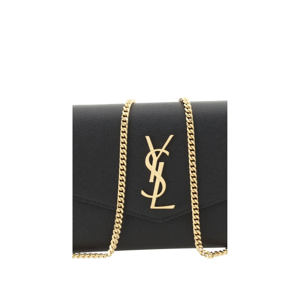 Black Calf Leather Bos Taurus Shoulder Bag - ventzia