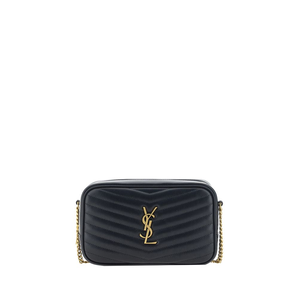 Black Calf Leather Bos Taurus Shoulder Bag - ventzia