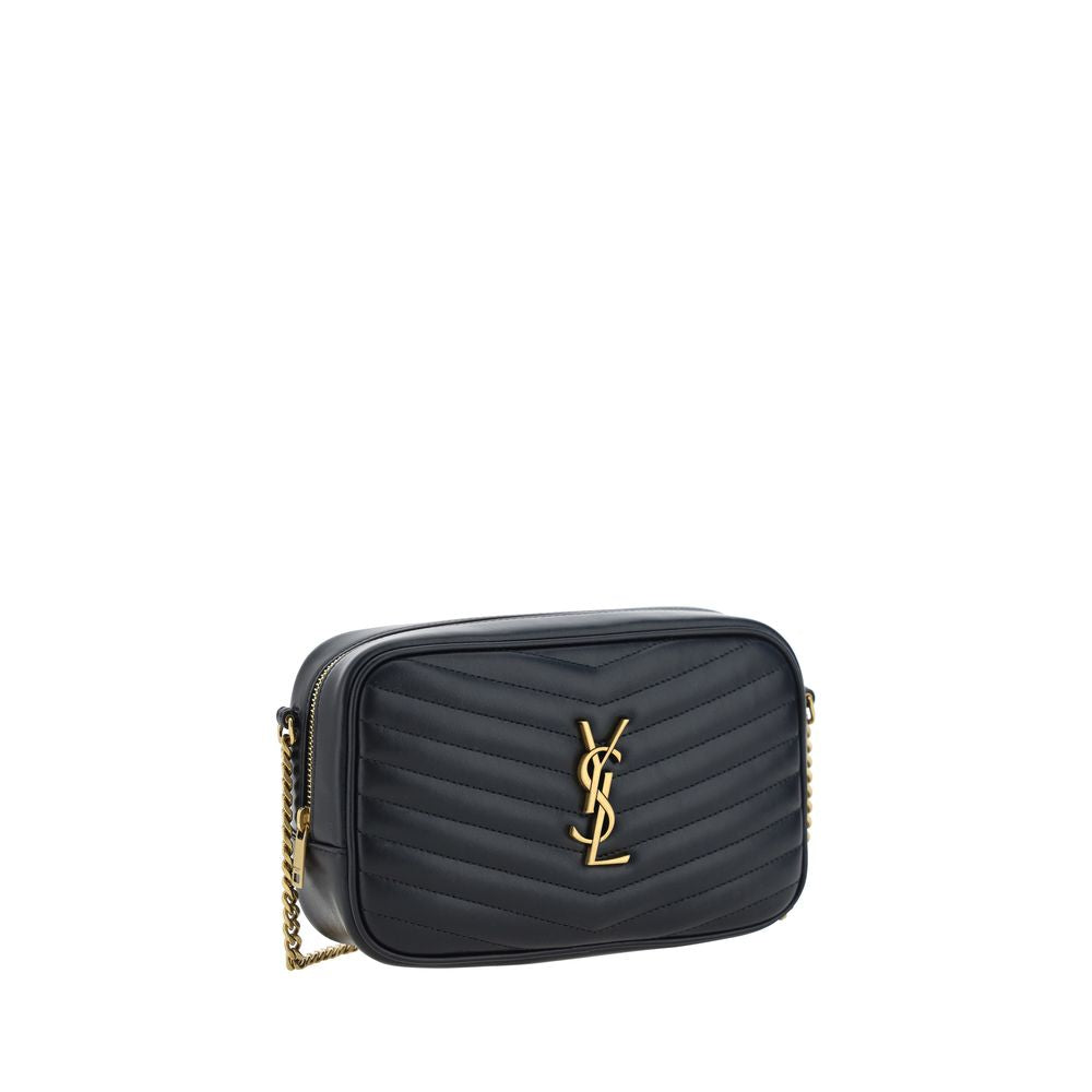 Black Calf Leather Bos Taurus Shoulder Bag - ventzia