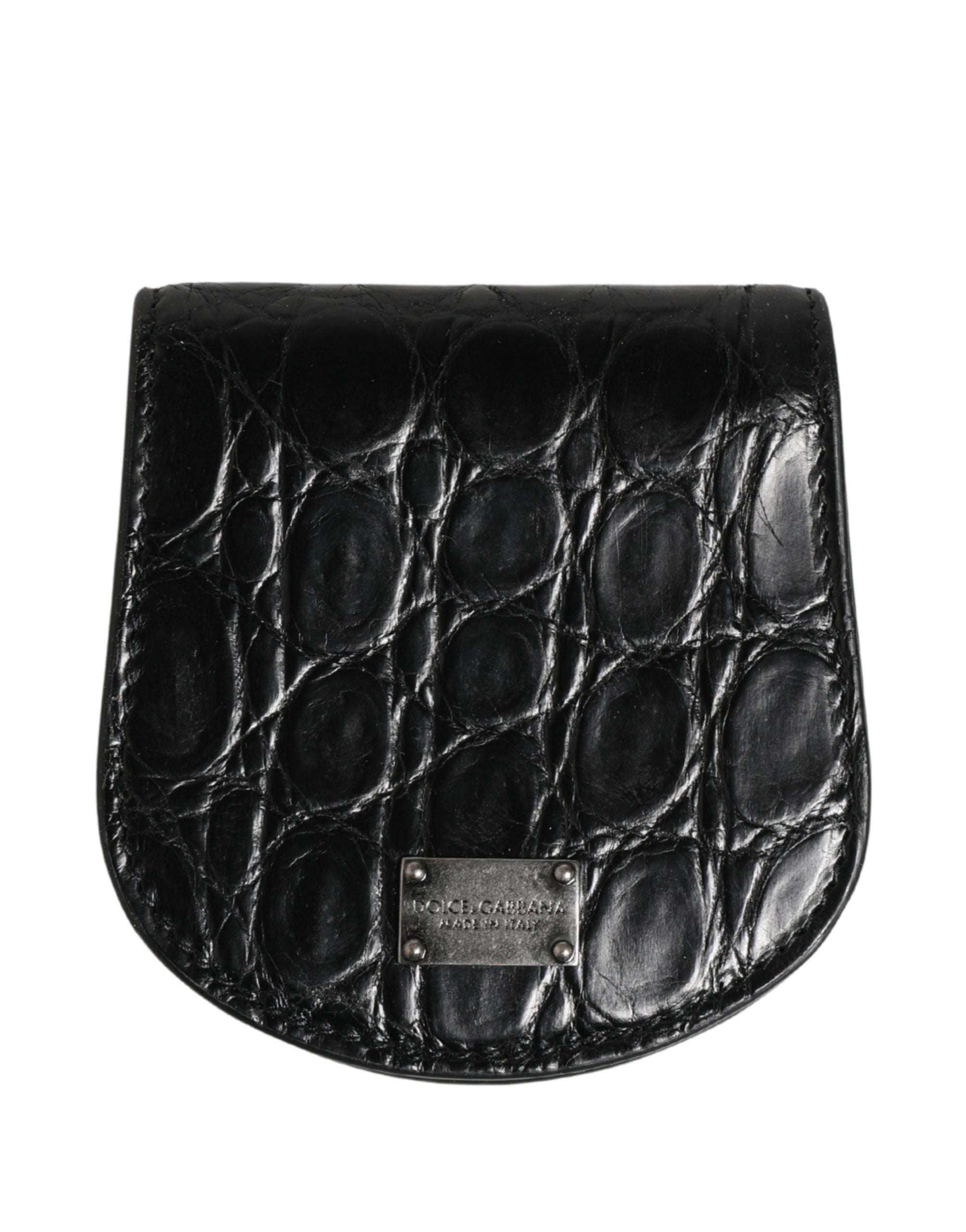 Black Exotic Skin Condom Case Holder Pocket Wallet - ventzia