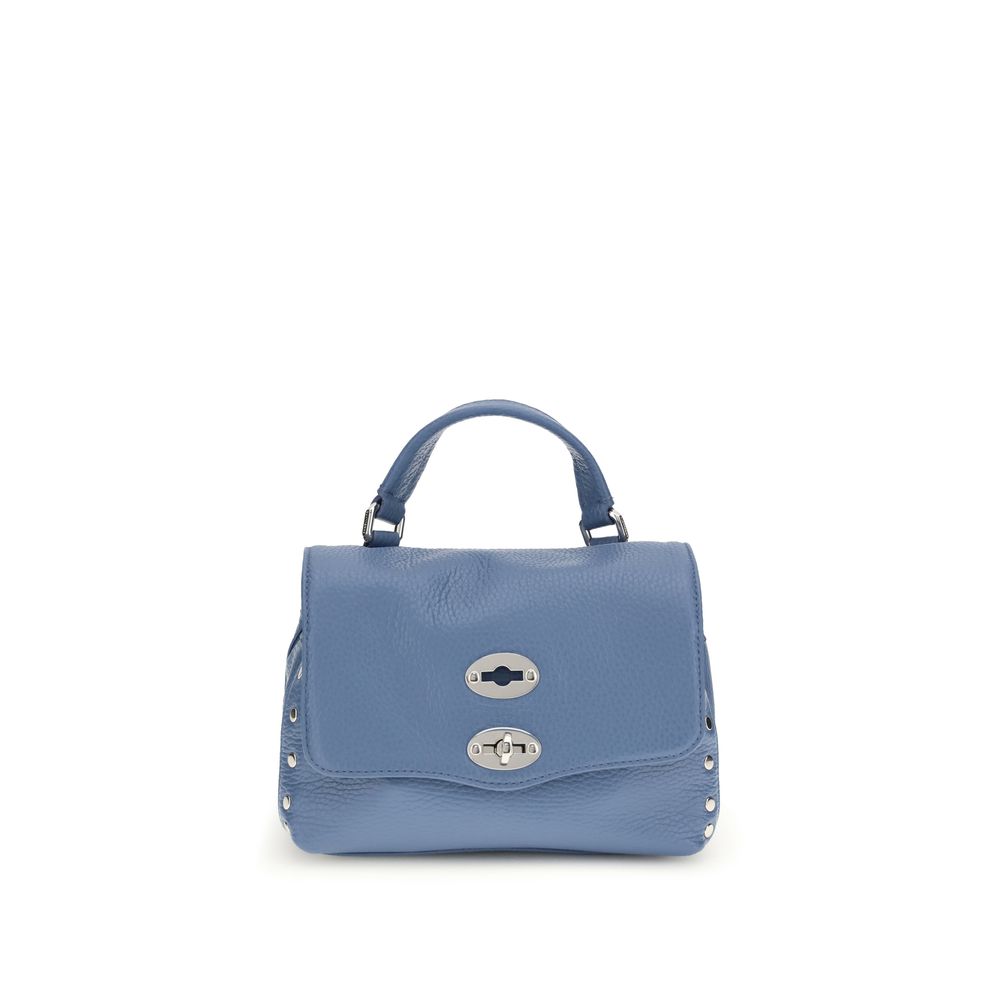 Blue Calf Leather Bos Taurus Shoulder Bag - ventzia